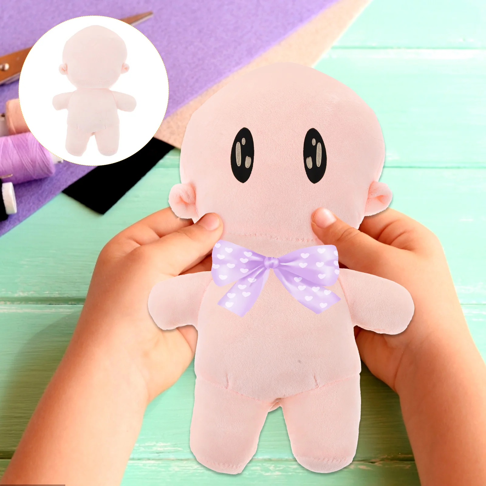 Body Blank Humanoid Stuffed Toy Supple Plush Celebrity DIY Comfortable Cotton Unfinished