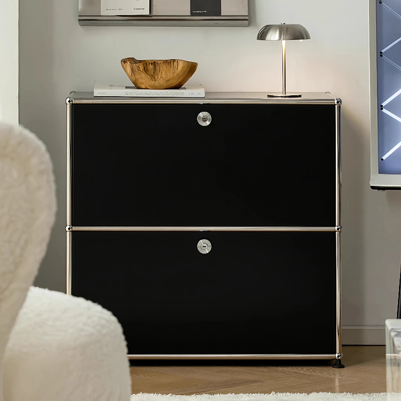 Cabinet for living room Storage locker drawer type storage Bedroom chest of drawers Organizer furniture Dual cabinet combination - Image 3