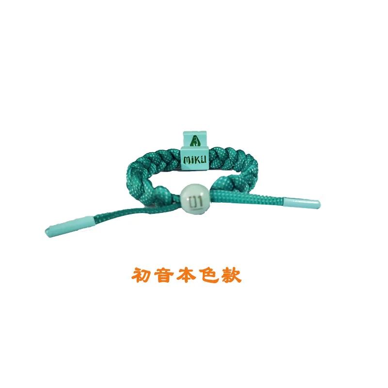 3 стиля новый аниме Hatsune Miku кавайная фигурка отражение регулируемый браслет ручной работы тканая Ручная Веревка модель игрушки подарки (art.: 3920be2ede0ee) - 3920be2ede0ee