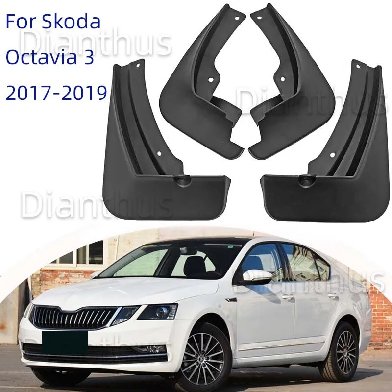 For Skoda Octavia 3 MK3 2017-2019 Car Mudguard Front Rear Fender  Accessories 2018 - AliExpress