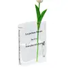 Glass Book Vase Acrylic Clear Book Shaped Unique Vase Artistic And Cultural Flavor Home Decor Products Creative Shaped For Home 1