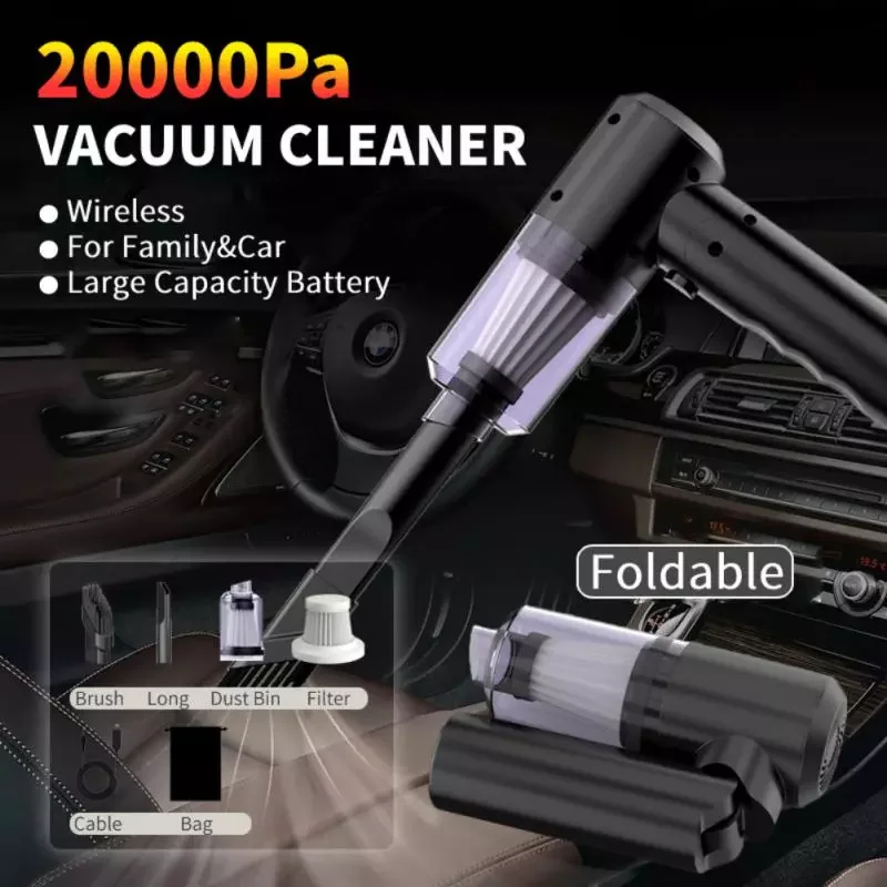 NEW2023 20000Pa Wireless Vacuum Cleaner Cordless Handheld Auto Vacuum