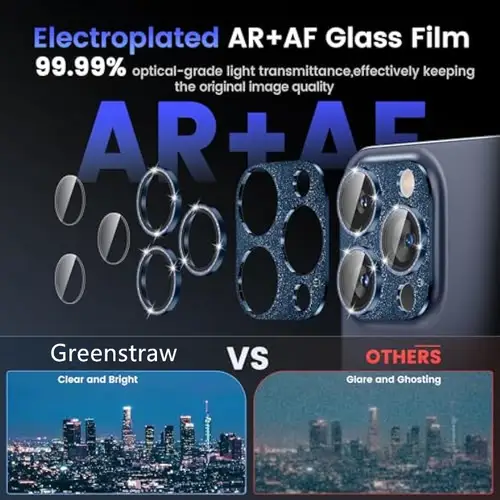 Bling Metal 9H Tempered Glass Camera Protector for iPhone 15 Pro Max Plus 14 Glitter Alloy Shield Lens Rings Cap Full Cover Film - Image 6