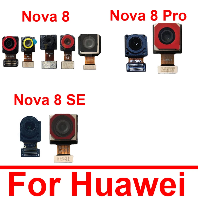 

Back Rear Camera For Huawei Nova 8 8Pro 8SE Front Facing Small Camera Back Main Camera Front Flex Ribbon Replacement Parts