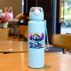 Adorable 3D Cartoon Pattern Water Bottle - Durable, Fade - Resistant, Scratch - Proof, Leakproof - 700ML (Green)