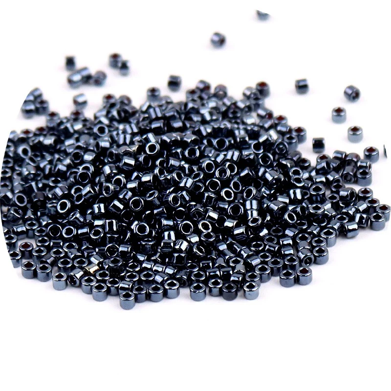 1 Beutel Miyuki Perlen Metallic Farben 2MM 10g Glasperlen DIY Schmuckherstellung Handwerk Halskette Armband Zubehör Großhandel Perle – Detail 8