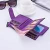 Hot Sale Women's Short Wallets PU Leather Matte Small Casual Coin Purse Zipper Money Bags Hasp Clutch Credit Card Holder Clip 2