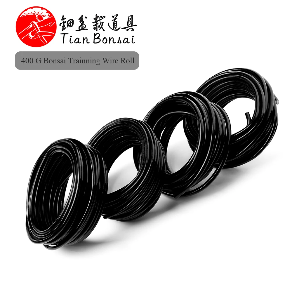 Miokycl Bonsai-Draht Aluminiumdraht 500g Schwarz 1,5mm  Flexibler  Trainingsdraht Fr Bonsai Und Garten