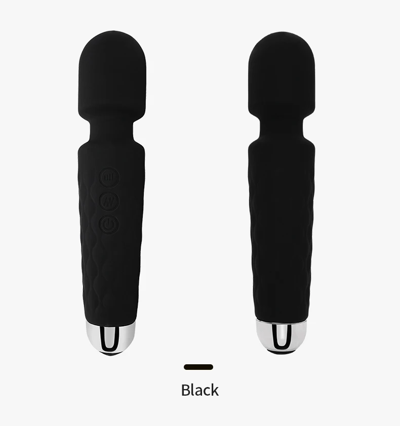 Wireless Magic Wand Vibrator Usb Rechargeable Body Massage Toy_voghion.com