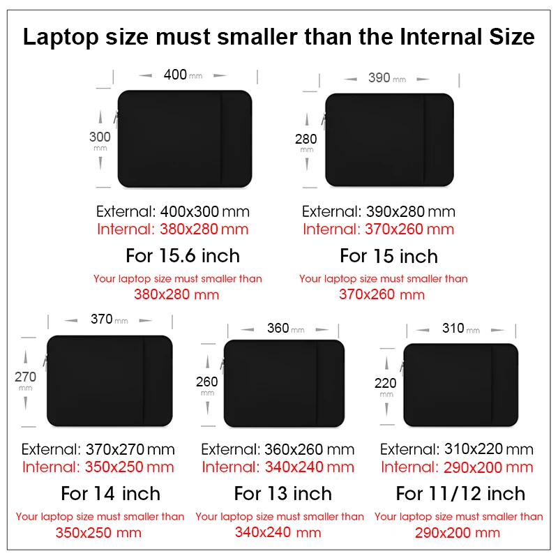 Premium Laptop Sleeve - Soft and Stylish Notebook Pouch
