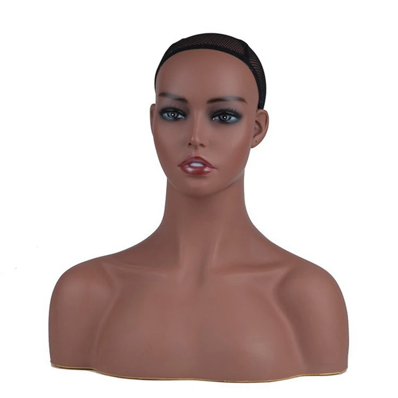 

BMBY-Realistic Wig Mannequin Head Female Mannequin Head With Shoulderhead To Put Wigs Manikin Head For Display