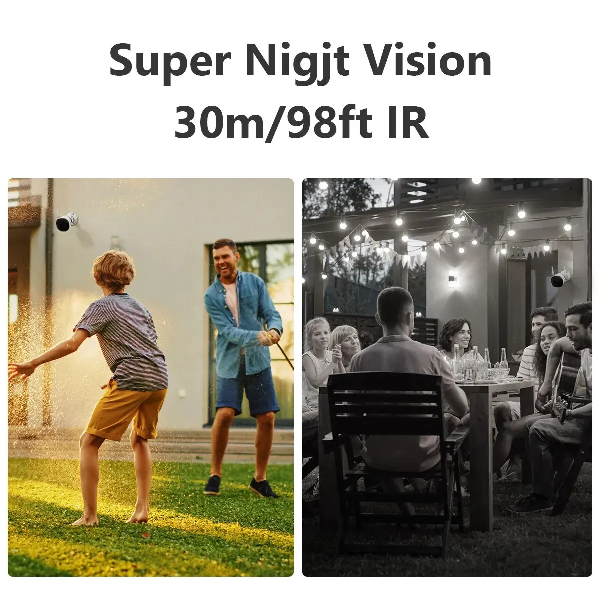IMOU 와이파이 야외 카메라 불릿, 감시 IP 카메라, 자동 추적, 비바람에 견디는 AI 인간 감지, 2C, 4MP, 2MP