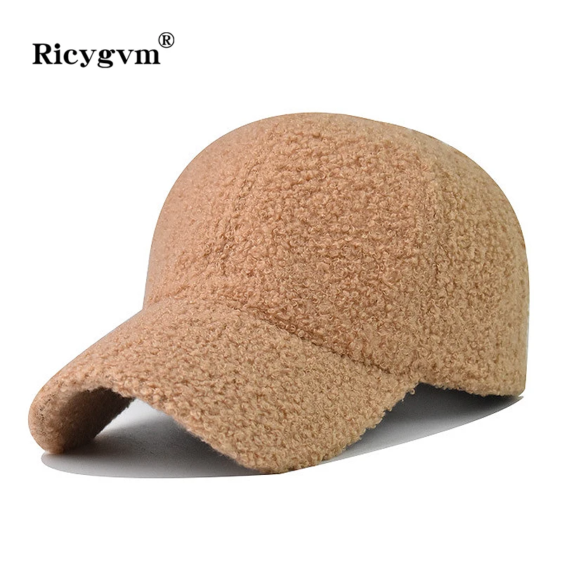 Winter Baseball Cap Wool Snapbacks Hat Wool Baseball Cap Winter
