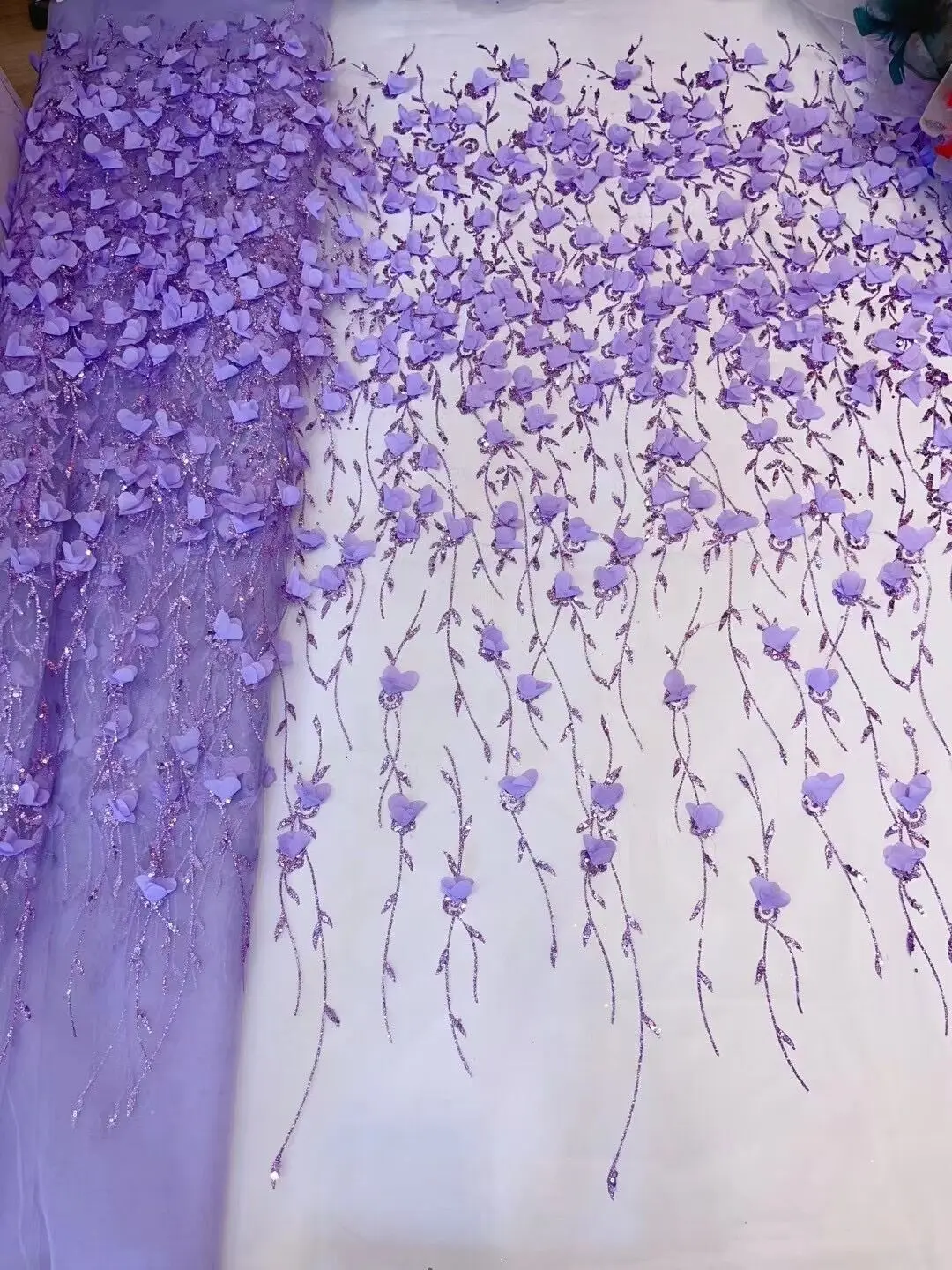 

Французская кружевная ткань S-1306927 нигерийские высококачественные блестящие тюлевые кружева с вышивкой