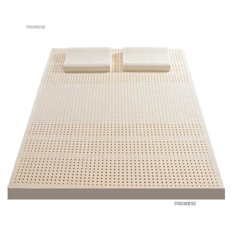 Luxury Bedroom Furniture Natural Latex Mattress Real Latex Liquid Mattress Home Single Double Mats with Cover Mattresses