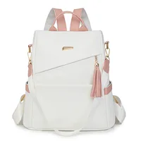 Women's fashion backpack large capacity lightweight Oxford cloth schoolbag leisure travel small backpack women