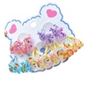 2PCS New Unicorn Cute Girls Elastic Hair Bands Kids Princess Hair Accessories Children Hair Ties Baby Headwear