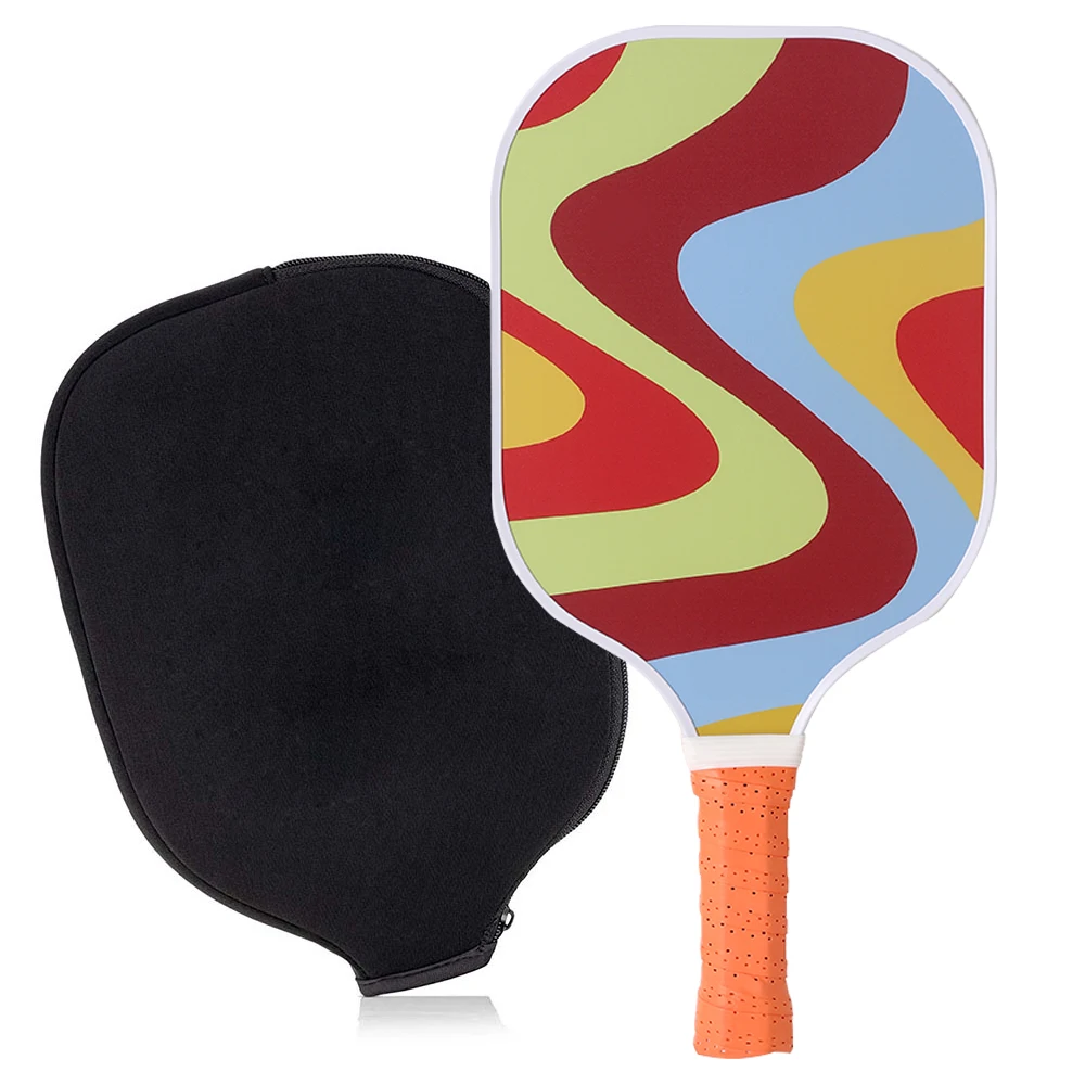 Pickleball Paddle Set USAPA Approved Fiberglass Pickleball Rackets Balls Carry Bag for Men Women