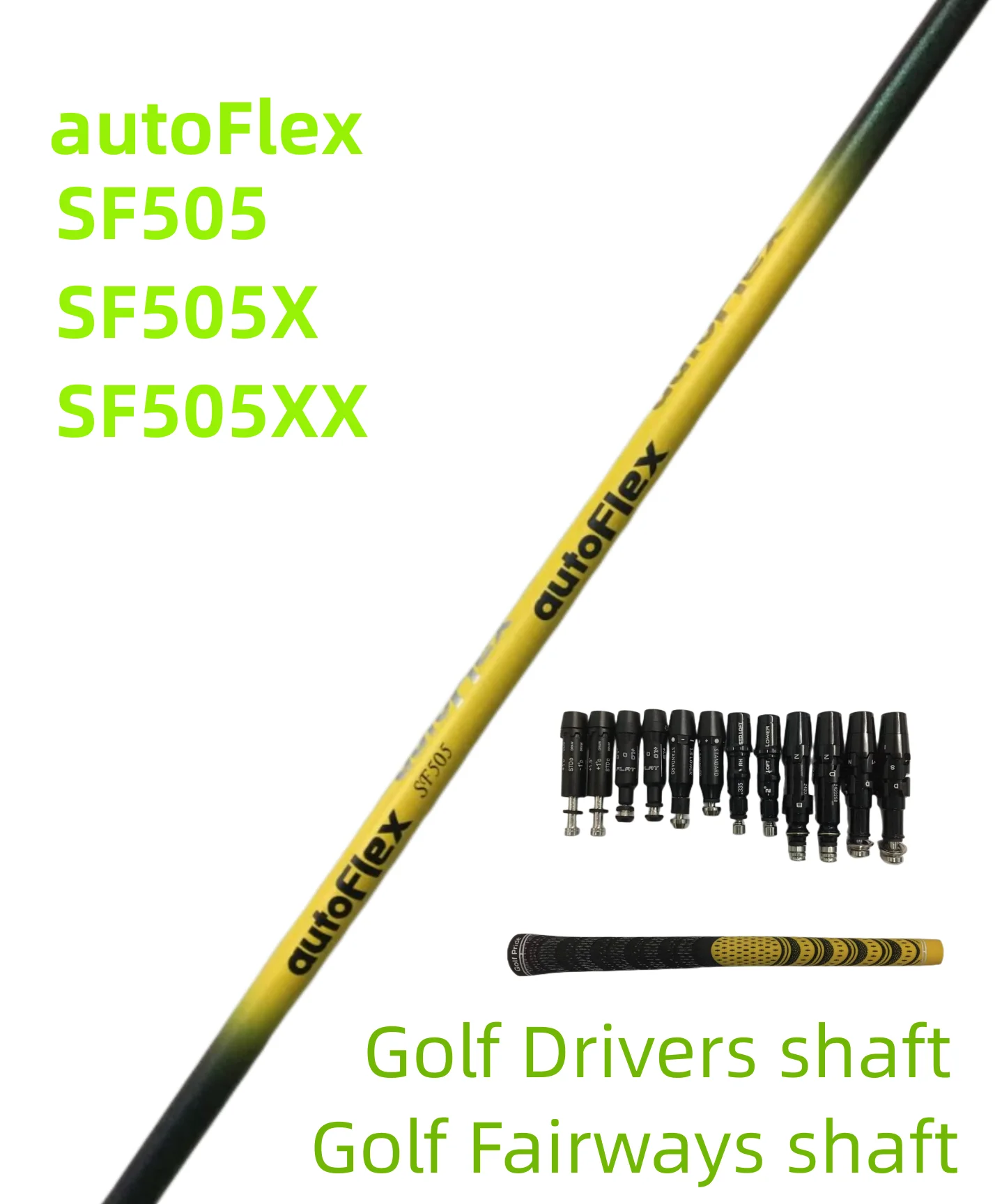 Autoflex Golfdrive 골프 샤프트, SF405, SF505, SF505X, SF505XX, 플렉스 흑연 우드 샤프트, 무료 조립 슬리브 및 그립, 신제품 