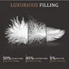 downluxe Luxurious Down Fiber Comforter with Premium Fabric, All Seasons Medium Warmth Duvet Insert King, Hotel Collection Down 2
