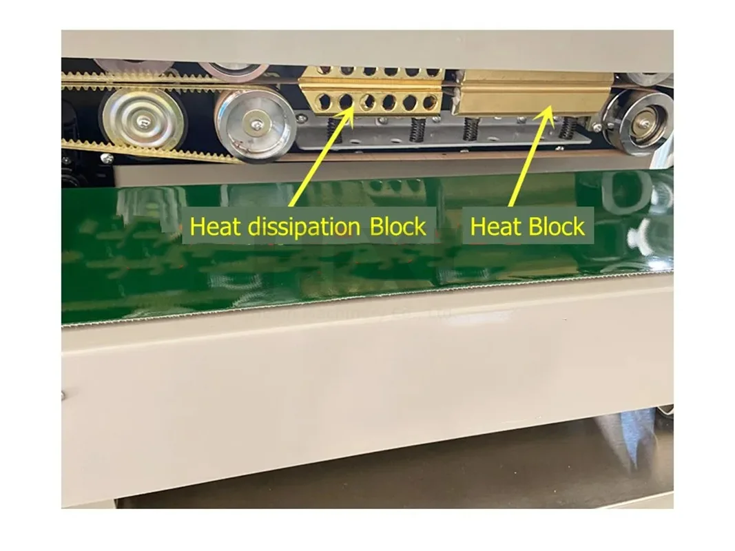 Heat Block For FR-900 Automatic Sealing Machine, Band Sealer Parts, Heat Dissipation Block, Heating Pipe
