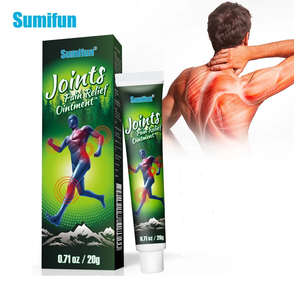 

20G Sumifun Pain Relief Cream Knee Joints Cervical Sprain Medical Plaster Muscle Shoulder Back Rheumatism Arthritis Health Care