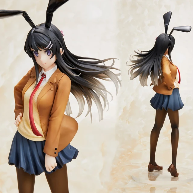 Seishun Buta Yarou Wa Bunny Girl Senpai No Yume Wo Minai - Sakurajima Mai -  1/7 - Kimono Ver. Anime Girl Figure - Action Figures - AliExpress