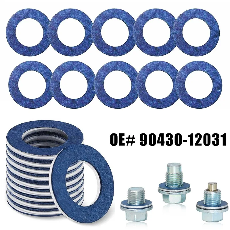Oil Drain Plug Gasket Seal Washer Oil Pan Ring For Toyota Camry Corolla Auto Parts # 90430-12031