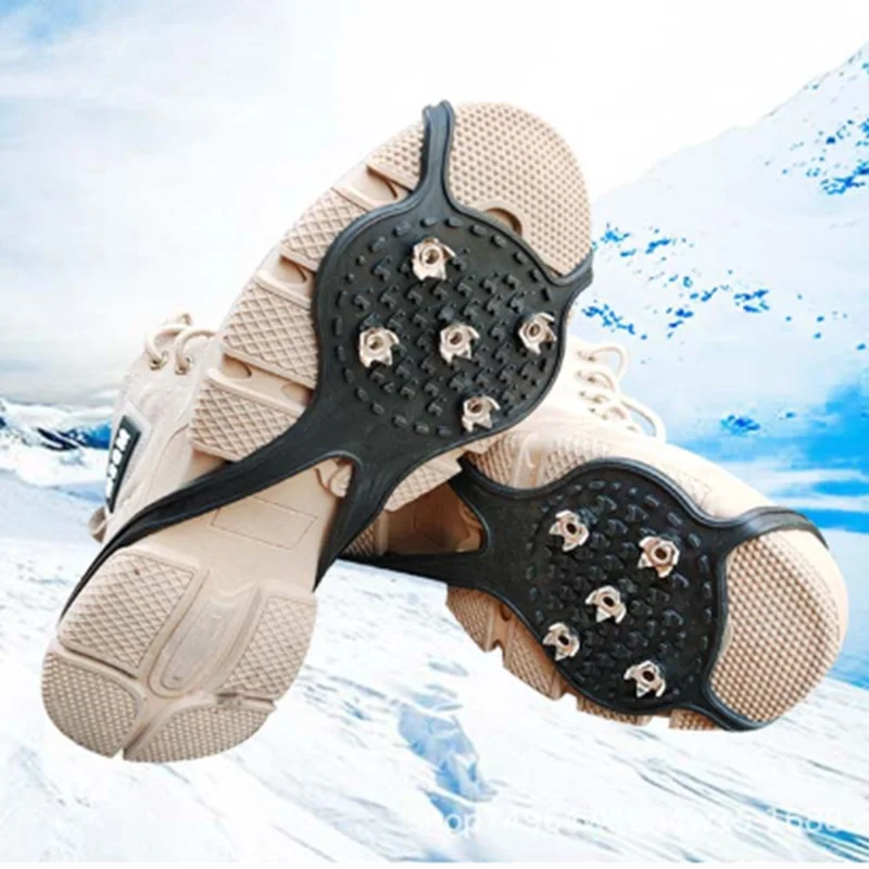  Anti-slip Spike Shoes Sole Anti Slip Ice & Snow