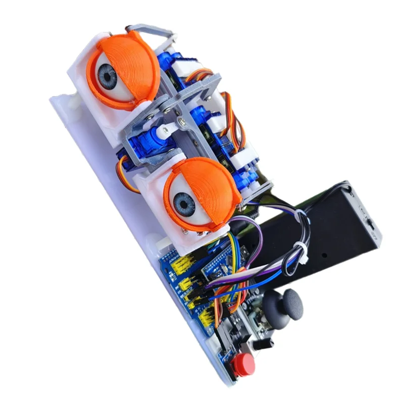 -A89Z Robot per Arduino Macchina robot mobile Occhi biomimetici Robotica Esperimento scientifico Ragazzo Programma Giocattolo STEM Kit - immagine 3