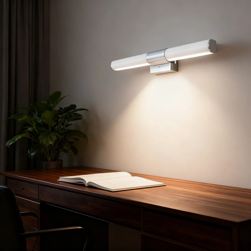 JOYINLED Nordic Style Vanity Light 12W 25CM Waterproof Mirror Lamp with Warm White for Porch Bedroom Bathroom Walkway Balcony