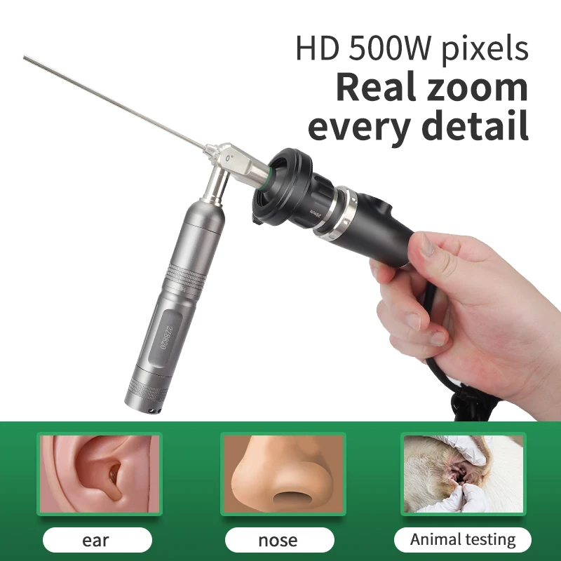 Ultra HD ENT Endoscope 2.7mm Human Body and Pet Support Laptop and TV with USB Interface to Use the Endoscope 2