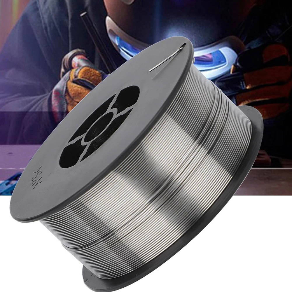 

0.8mm/0.031-304 Stainless Steel Gasless Mig-Welding Wire With Flux Core 100mm Outer Diameter Silver E71T-GS Airless Wire