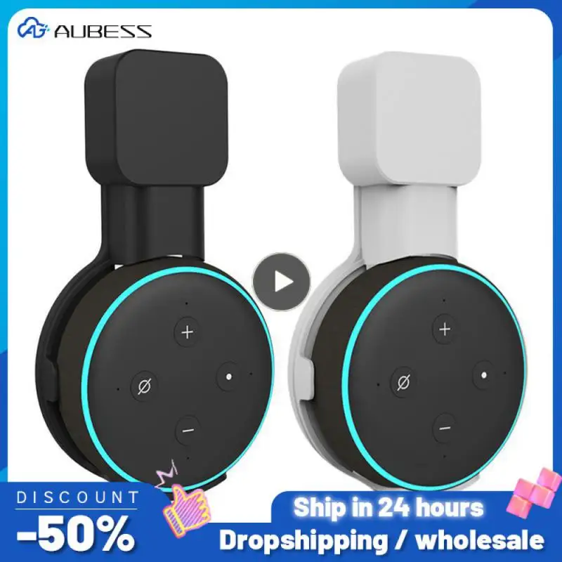 Presa Supporto Per Montaggio A Parete Appendiabiti Per Amazon Alexa Echo Dot 3Rd Gen Lavoro Per Amazon Echo Dot 3 Custodia Plug In Camera Da Letto