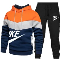 2024 New Men S Autumn Winter Sets Zipper Hoodie Pants Pieces Casual Tracksuit Male Sportswear Brand.jpg