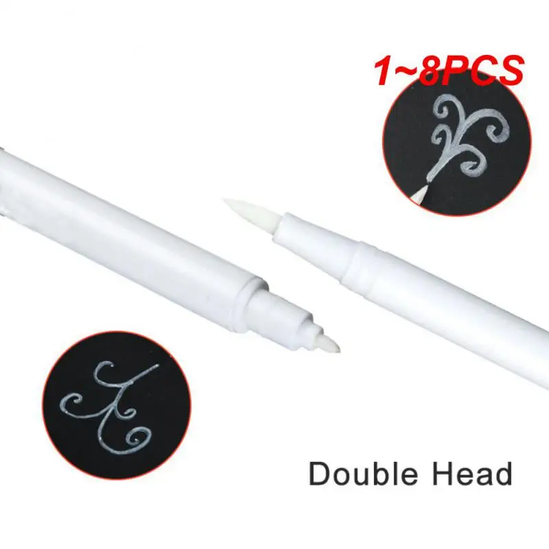 1~8PCS Durable Plastic Edible Pigment Pens Bake Food Color Pencils Markers Edible Pigment Pens