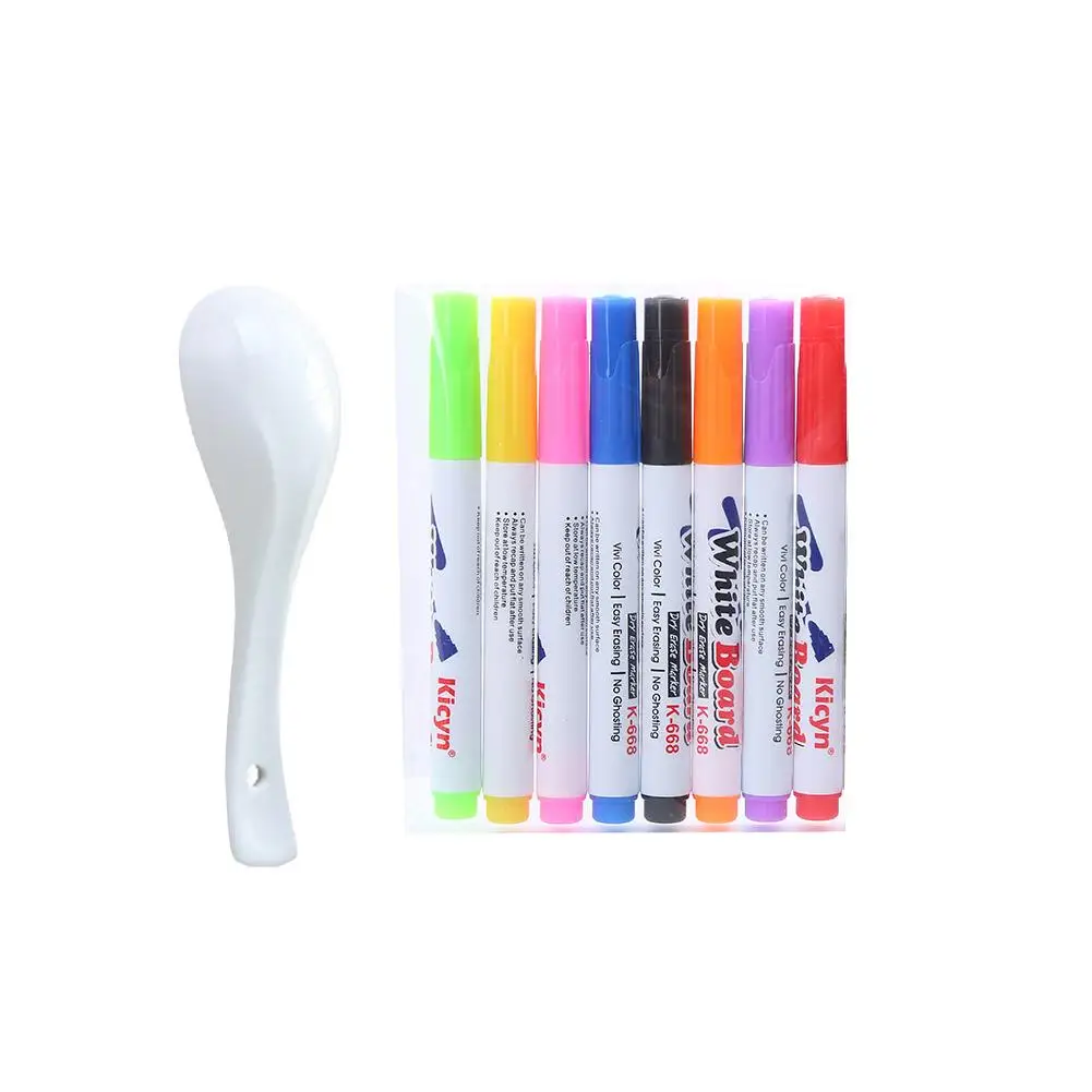Magical Water Painting Pen Colorful Mark Pen Markers Floating Ink Doodle Water Pens Children Learning Painting Tool
