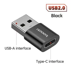 Universal OTG USB-C Adapter and Converter (C to USB Black)