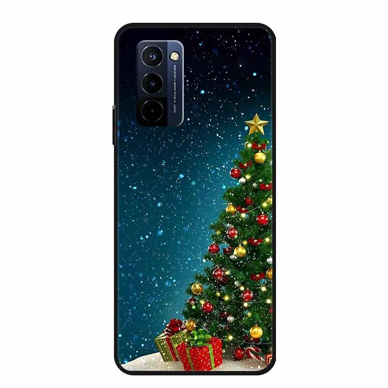 Festive Holiday-Themed Soft TPU Silicone Phone Cover