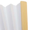 1-50pcs DIY Paper Bamboo Folding Fan Adults Children's Calligraphy Painting Practice Blank White Folding Fan Wedding Gifts 5