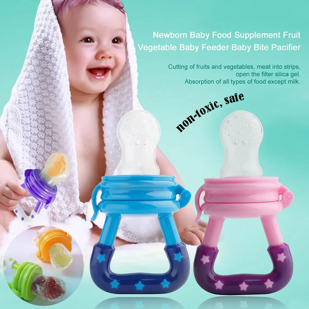 

Kids Nipple Fresh Food Milk Nibbler Feeder Feeding Safe Nipple Teat Pacifier Bottles Silica Gel Bag Of Security And Comfort
