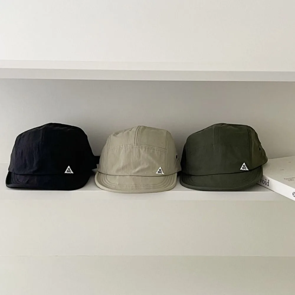 Casual Short Brim Camping Hat Quick-Dry Adjustable Baseball Cap Soft Sun Hats Men and Women