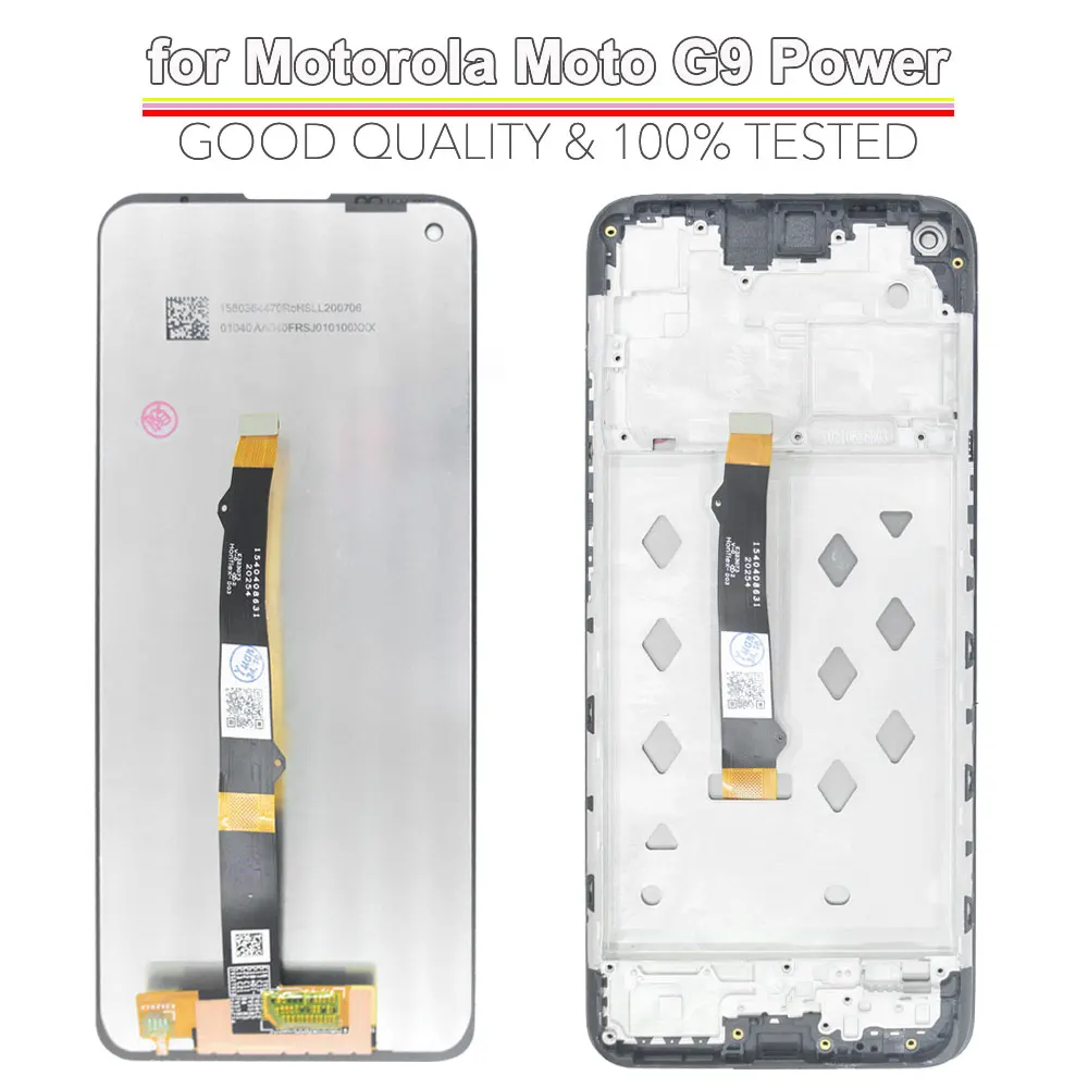 Premium LCD Display Touch Screen Digitizer Assembly for Motorola Moto G9 Power