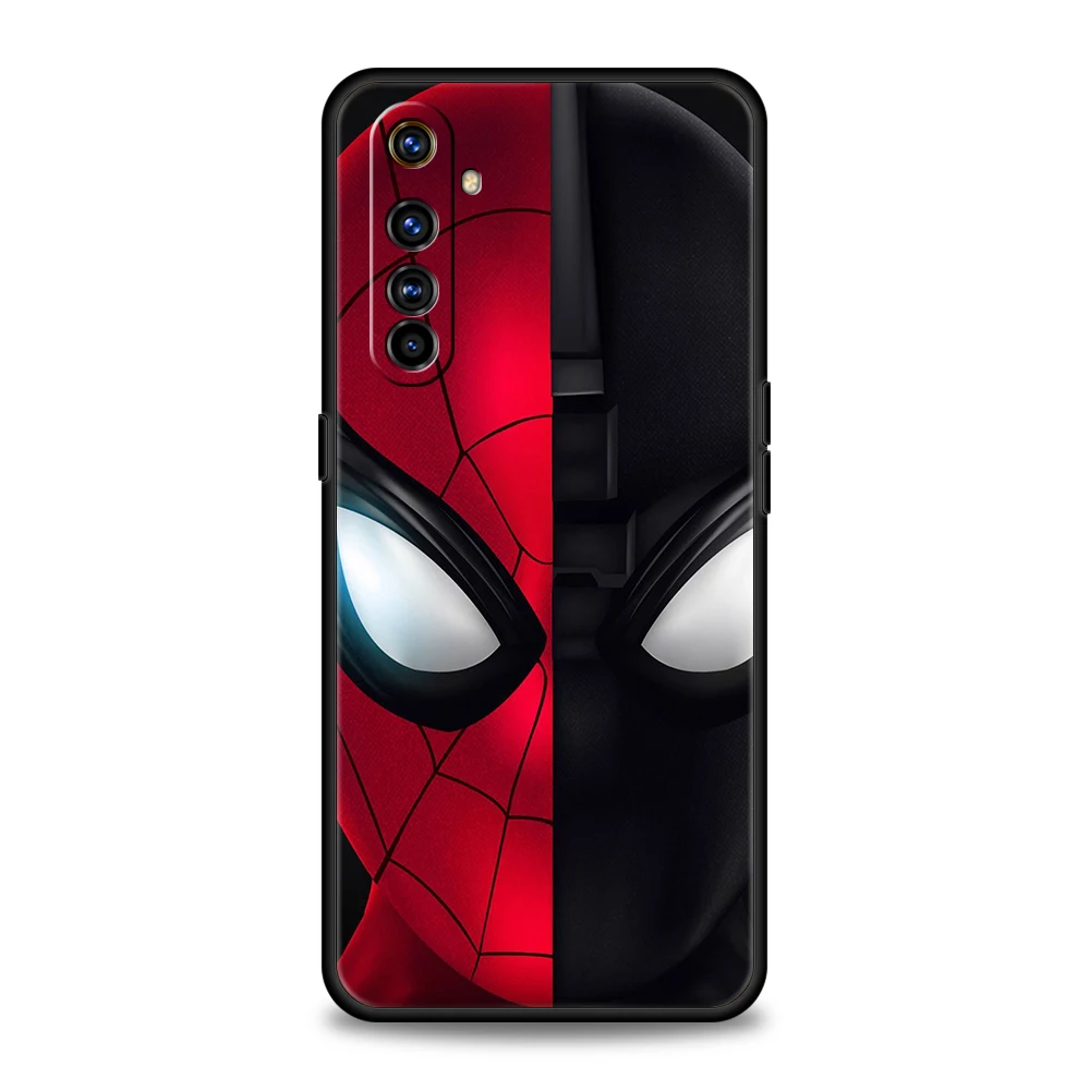 Marvel Spiderman Superhero Soft Phone Case For Oppo A12 A16 A74 A76 Find X5 A54 A53 A52 A15 Reno 6 7 SE Z A9 2020 Pro 5G Cover iphone se phone case