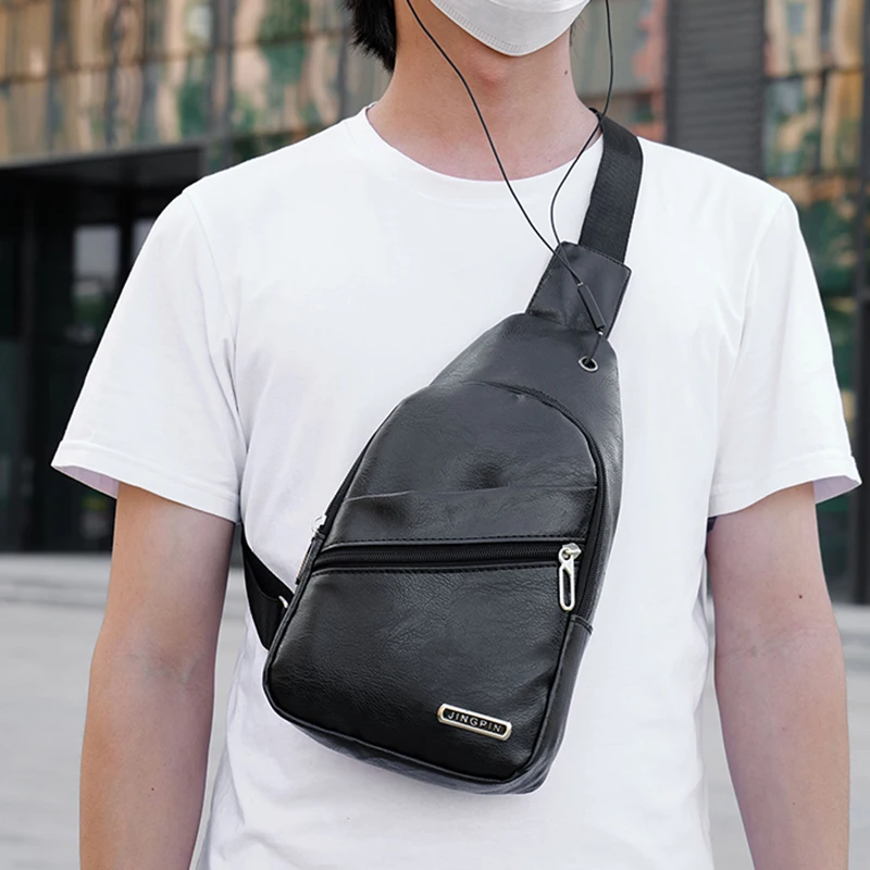 

Casual Men's Chest Bag Business Shoulder Bag Messenger Bag Fashion Waist Bag Outdoor Sports Brand Shoulder Bag