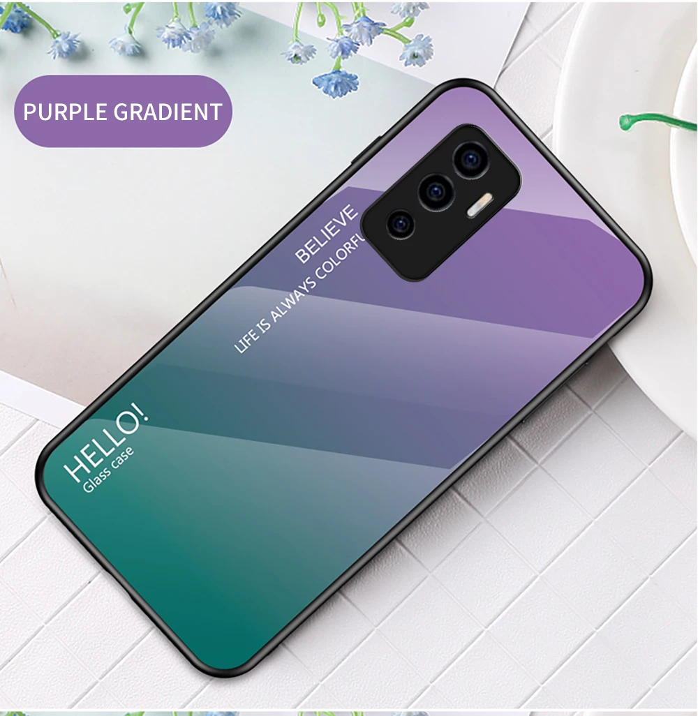 Capa de telemóvel em vidro temperado para vivo v23e v21 v20 pro_voghion.com