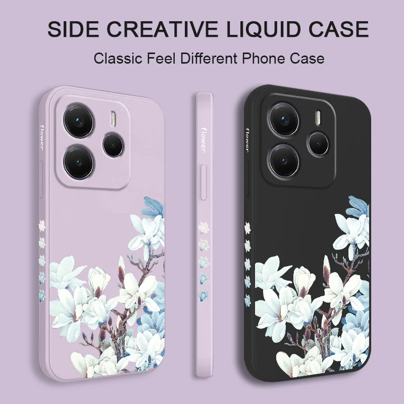 Elegant Magnolia Flower Phone Case Cover