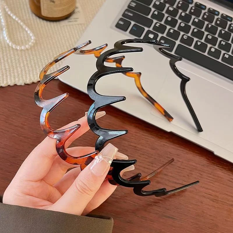 Korean Women Hair Comb Headband Plastic U 