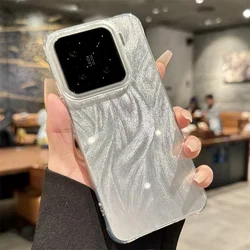 Luxury Bling Shockproof Phone Case with Shiny Finish for Redmi Note14 5G (Silver)