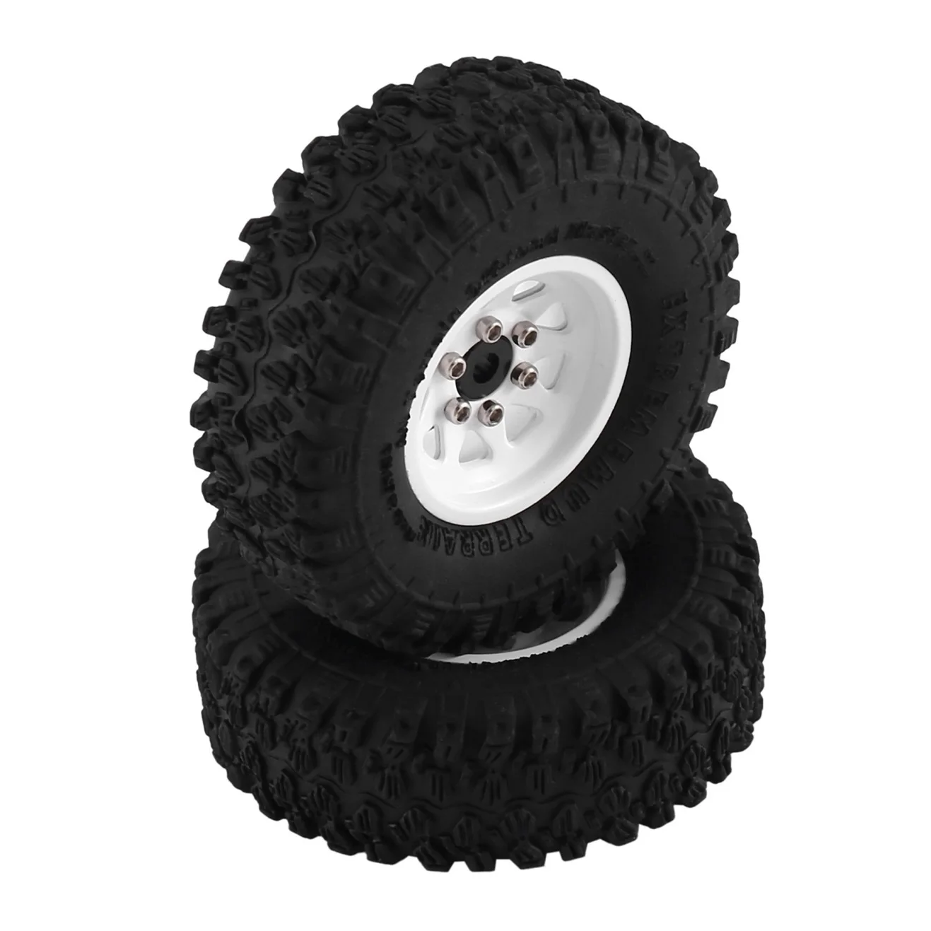 RCカーのタイヤとホイール For SCX10 90046 For TRX4 For Redcat GEN8 1:10 メタル 1. RCカー アクセサリー SCX10用 TRX-4 1/10用 4個 アルミニウム合金 交換用ビードロック 1.9インチ ホイールリム メタル 1.9  "ビードロックホイールリムディープディッシュハブ 1/10 RC ... DeeRace 4 個入り RCホイールタイヤ4インチ径交換アップグレード改造簡単取り付けパーツ頑丈なアクセサリー1:8用, 黒